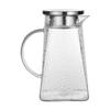 Hammer Cold Water Bottle Milk Container for Refrigerator Pitcher Juice Containers with Lids for Fridge Coffee Containers Iced Tea Maker Carafe Kettle Ice Tea Pot Glass Portable view 1