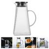 Hammer Cold Water Bottle Milk Container for Refrigerator Pitcher Juice Containers with Lids for Fridge Coffee Containers Iced Tea Maker Carafe Kettle Ice Tea Pot Glass Portable view 2