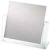 888 Display USA, Inc Clean Square Glass Mirror with Acrylic Base Holder Adjustable to Any Angle. view 1