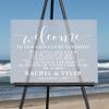 Welcome to our Unplugged Wedding Ceremony! (18"H x 24"W, Frosted) view 1