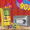 Beistle 2 Piece Novelty Inflatable VHS Tape & Handheld Game Throwback 1990's Theme Party Decorations, 9" x 15", Black/Yellow/Red/Gray/Blue view 4