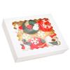 qiqee Auto-pop up 50 Packs Bakery Box With Window 8x8x2.5 inch White Pie Boxes Pastry Box view 2