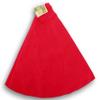 Solid Color Miniature Christmas Tree Skirt - 32 Inch (Red) view 1