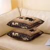 Feelyou Bear Throw Pillow Cover 18"x18" Soft Wild Animal Cushion Cover for for Couch Sofa Rustic Cabin Country Nature Wildlife Bear Tree Yellow Brown Decorative Pillowcase Outdoor Pillows Cover view 3