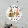 Bomehhjuli Welcome Sign for Front Porch Fall Pumpkin Gnome Maple Leaf Round Tin Sign I Love Fall Metal Wall Art Thanksgiving Autumn 9.2in Antique Plaque Sign Decor for Bar Pub Club Cafe Home Man Cave view 4