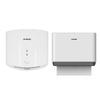 AIKE Wall Mount Automatic Soap Dispenser and Paper Towel Dispenser,Model AK1205 & AK5101 White view 1