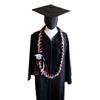 Graduation Leis with Money Holder (Burgundy, Silver) view 3