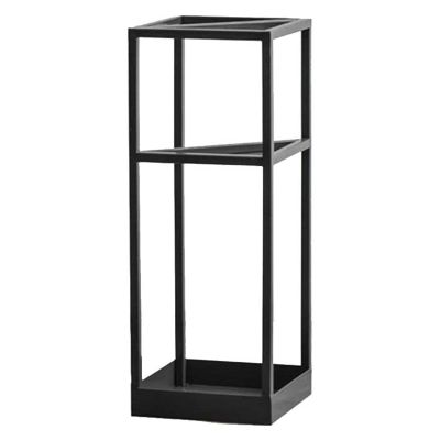 ZARBAILRE Metal Umbrella Stand 8821inch, Floor-Standing Wrought Iron Umbrella Holder, Rectangular Umbrella Rack for Canes, Walking Sticks, Home and Office