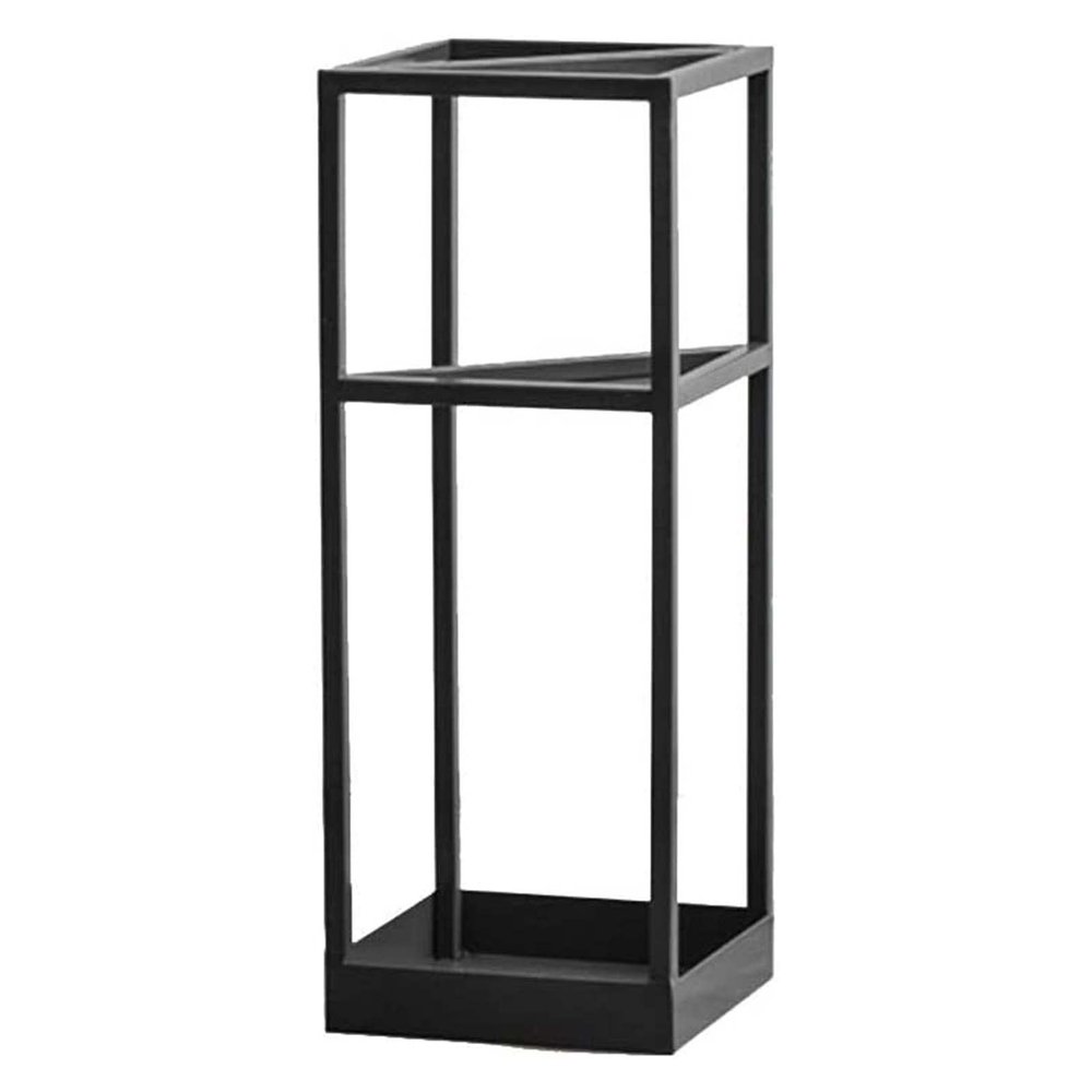 ZARBAILRE Metal Umbrella Stand 8821inch, Floor-Standing Wrought Iron Umbrella Holder, Rectangular Umbrella Rack for Canes, Walking Sticks, Home and Office