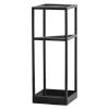 ZARBAILRE Metal Umbrella Stand 8821inch, Floor-Standing Wrought Iron Umbrella Holder, Rectangular Umbrella Rack for Canes, Walking Sticks, Home and Office view 1