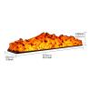 Water Vapor Fireplace Electric Fireplace Logs, 35.4" Fireplace Insert Log Heater, Realistic Resin Charcoal Ember Bed, Elegant Fireplace Log Insert, Overheat Protection, 1500W Electronic Fireplace view 2