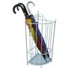 ZARBAILRE Metal Umbrella Stand 24inch, Umbrella Rack with Bottom Rainwater Leaking Tray, Waterproof Umbrella Holder for Canes Walking Sticks Umbrellas view 1