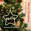 2022 Personalized Name Ornaments for Christmas Tree, Custom Engraved Pet Names Christmas Tree Decorations Dog Ornament - Personalized Wooden Pet Memorial - Christmas Home Decorations (X-Mas-7#) view 2