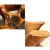 KIZQYN Bonsai Display Stands Wood Root Carving Base Wood Carving Handicraft Ornaments Bonsai Vase Bracket Statue Vase Display Stand for Home Office Decoration Ornament Base (Size : A) view 3