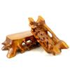 KIZQYN Bonsai Display Stands Wood Root Carving Base Wood Carving Handicraft Ornaments Bonsai Vase Bracket Statue Vase Display Stand for Home Office Decoration Ornament Base (Size : A) view 4