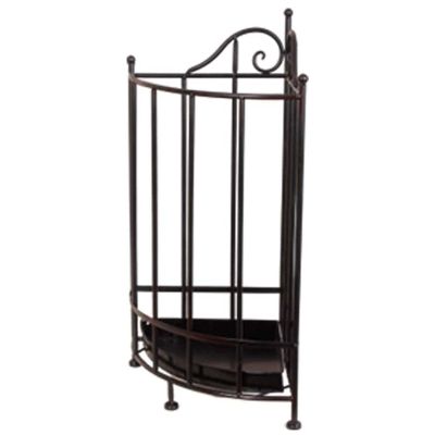 ZARBAILRE Metal Umbrella Stand 24inch, Umbrella Rack with Bottom Rainwater Leaking Tray, Waterproof Umbrella Holder for Canes Walking Sticks Umbrellas