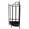 ZARBAILRE Metal Umbrella Stand 24inch, Umbrella Rack with Bottom Rainwater Leaking Tray, Waterproof Umbrella Holder for Canes Walking Sticks Umbrellas view 1