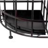 ZARBAILRE Metal Umbrella Stand 24inch, Umbrella Rack with Bottom Rainwater Leaking Tray, Waterproof Umbrella Holder for Canes Walking Sticks Umbrellas view 2