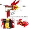 LORGL Practice Ribbon Streamer Silk Dragon Dance Ribbon Streamer, 3D Colorful Dragon Silk Flowy Spinning & Shaking Poi view 4