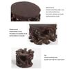 KIZQYN Bonsai Display Stands Handicraft Base Carved Wood Strange Stone Base Flower Bonsai Ornaments Jade Stone Wooden Support Base Home Decoration Display Stand Ornament Base (Size : B) view 3