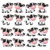 32 Pieces Cow Print Cutouts Cow Print Farm Animal Party Decorations for Children's Party Western Cowboy Theme Kids Birthday Party Decorations view 1
