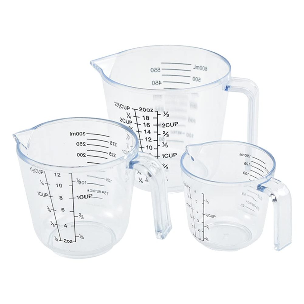 4 Piece Graduated Measuring Cups Set Scale Measuring Cups for Baking Cooking
