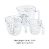 4 Piece Graduated Measuring Cups Set Scale Measuring Cups for Baking Cooking view 2