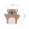 Kisangel Kids Bath Gloves Cartoon Animal Shape Soft Exfoliating Mitts for Gentle Baby Skin Cleaning 10 Pack Portable Size for Travel and Fun Bath Time view 2
