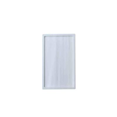 ORTOLY Tray Rectangular Bathroom Tray Natural Marble Decorative Cosmetics Storage Box Vanity Countertop Tray Handmade Living Room Bathroom Tray White Organizer (Color : White, Size : 5.9 * 9.84 in)