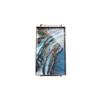 ORTOLY Tray Stainless Steel Glass Bathroom Tray Electroplating Color Printing Metal Handle Jewelry Tray Rectangular Bathroom Storage Tray 14  8.8  0.11 Inches Organizer view 1