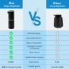 Automatic Foam Soap Dispenser Rechargeable: Electric Soap Dispensers Foaming Hand Free Wall Mount with - IPX5 Waterproof Soap Dispenser Set for Bathroom,Shower, Home, Kitchen,Commercia (Black) view 3