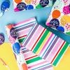 WRAPAHOLIC Reversible Birthday Wrapping Paper - Mini Roll - 17 Inch X 33 Feet - Colorful Balloon with Confetti Design for Birthday, Holiday, Party, Baby Shower view 4