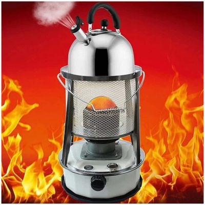 Portable Kerosene Stoves for Indoor Use, Kerosene Stove Heater, 360 Degree Surround Heating, Outdoor Camping Oil Paraffin Heaters, Lightweight Kerosene Stove Burner,6Lwhite