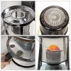 Portable Kerosene Stoves for Indoor Use, Kerosene Stove Heater, 360 Degree Surround Heating, Outdoor Camping Oil Paraffin Heaters, Lightweight Kerosene Stove Burner,6Lwhite view 3
