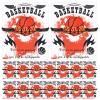 Yinkin 16 Pcs Basketball Team Gifts for Team Valentines Gift Basketball Bracelet Accessories Sport Party Favors Charms Jewelry Gifts Bracelet with Motivational Card Bulk view 1