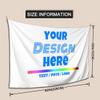 Personalized Backdrop with Photos TextCustom Tapestry Wedding Funny Backdrop Decoration Wall 90x60 Tapestry view 4