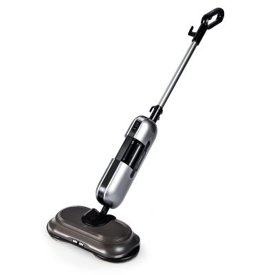 COSTWAY Multipurpose Steam Cleaner, 180 Dual Rotating Handheld Steam Mop with 230F Hot Steam, 3 Steam Levels, 410Ml Water Tank, Led Headlights, 2 Washable Pads, for Hardwood Floor Laminate, 1100W
