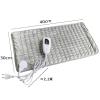 BK&MF Fleece Heated Blanket Electric Throw,6 Heat Settings Safe Fast Heating Heating Blanket Electric Blanket Heater Blanket Electric for Office,Green,40x30cm(16x12inch) view 4