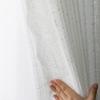 AZIMUZIXI Lattice Checkered Pattern Lace Curtains,Extra Wide Scalloped Floral Side Lace Sheer Curtains,Sliding Door Sheer Voile Drapes Pravicy Assured,Rod Pocket 2 Panels,Single W118''x L102'' view 2