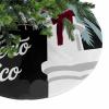 48 Inch Christmas Tree Skirt, Puerto Rico Flag Tree Skirt Christmas Decorations Indoor Outdoor, Summer Tropical Modern Aesthetics Xmas Tree Skirts Mats Ornaments for Party Decor view 1