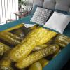 ARTBLANKET Pickles Blanket for Fall Winter Spring All Season Warm Fuzzy 120x90 Inch for Family Microplush Lightweight Thermal Fleece Summer Autumn Blankets for Couch Bed Sofa view 3