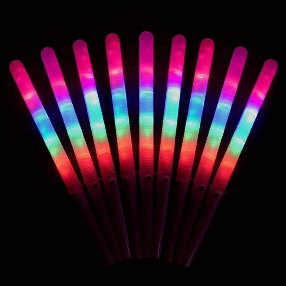 5 Pcs LED Cotton Candy Cones, Glowing Cotton Candy Sticks, 8 Patterns Colorful LED Cotton Candy Glow Sticks for Cotton Candy Maker, Reusable Safety Food Grade Material Marshmallow Sticks