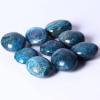 Wholesale Natural Blue Apatite Palm Stone Crystal Quartz Healing Crystal Reiki Gemstone 110G-140G 10PC view 3