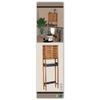 EVIDECO French Home Goods Over-The-Toilet Storage Cabinet with Double Doors  Freestanding Bathroom Organizer with Shelves, Space-Saving Design for Stylish and Functional Restroom Organization view 4
