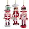 Kurt Adler 6" Hollywood Cake, Cocoa and Gingerbread Nutcracker Ornaments, 3 Assorted HA0596 view 1