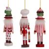 Kurt Adler 6" Hollywood Cake, Cocoa and Gingerbread Nutcracker Ornaments, 3 Assorted HA0596 view 4