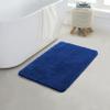 YHF Bathroom Rugs 24" X 35", Extra Thick & Soft Microfiber Shaggy, Machine Washable Bath Mats, Absorbent Bath Rugs, Non-Slip Rubber Backing Bath Mat for Bathroom Floor, Tub and Shower, Royal Blue view 1