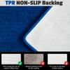 YHF Bathroom Rugs 24" X 35", Extra Thick & Soft Microfiber Shaggy, Machine Washable Bath Mats, Absorbent Bath Rugs, Non-Slip Rubber Backing Bath Mat for Bathroom Floor, Tub and Shower, Royal Blue view 3