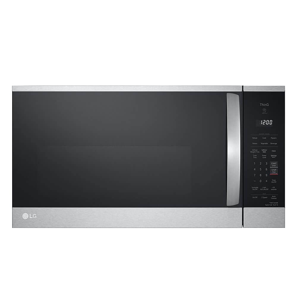 1.8 cu. ft. 30 in. W Smart Over The Range Microwave Oven with EasyClean in PrintProof Stainless Steel 1000-Watt