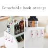 Multifunctional Kitchen Spice Box, Plastic Draining Knife Rack Set Spice Rack Tiered Kitchen Shelf For Storing Spices And Kitchen Utensils In The Kitchen (Color : Blue) view 3
